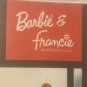 VTG Barbie & Francie Barbie's MOD'ern Cousin Large Doll Carry Case # 3003 Mattel