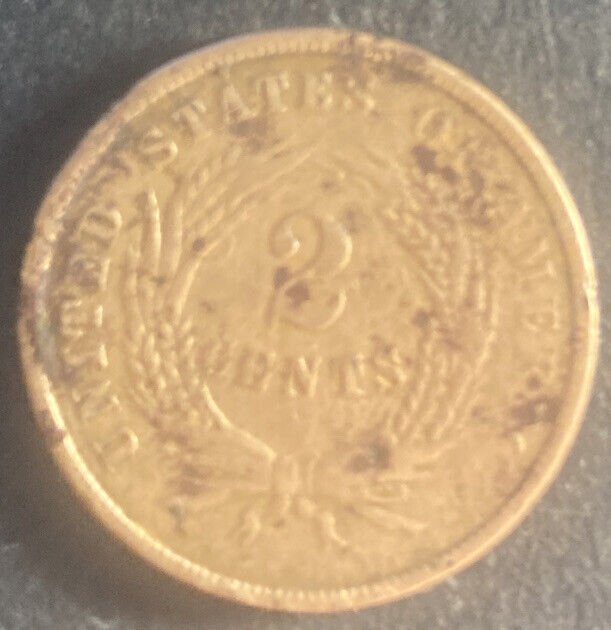 1864 2 Cent Piece