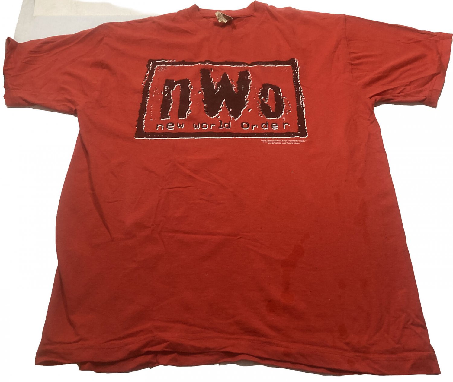 Vintage Authentic 1998 NWO WCW Wolfpac XLarge Shirt - Wrestling WWE