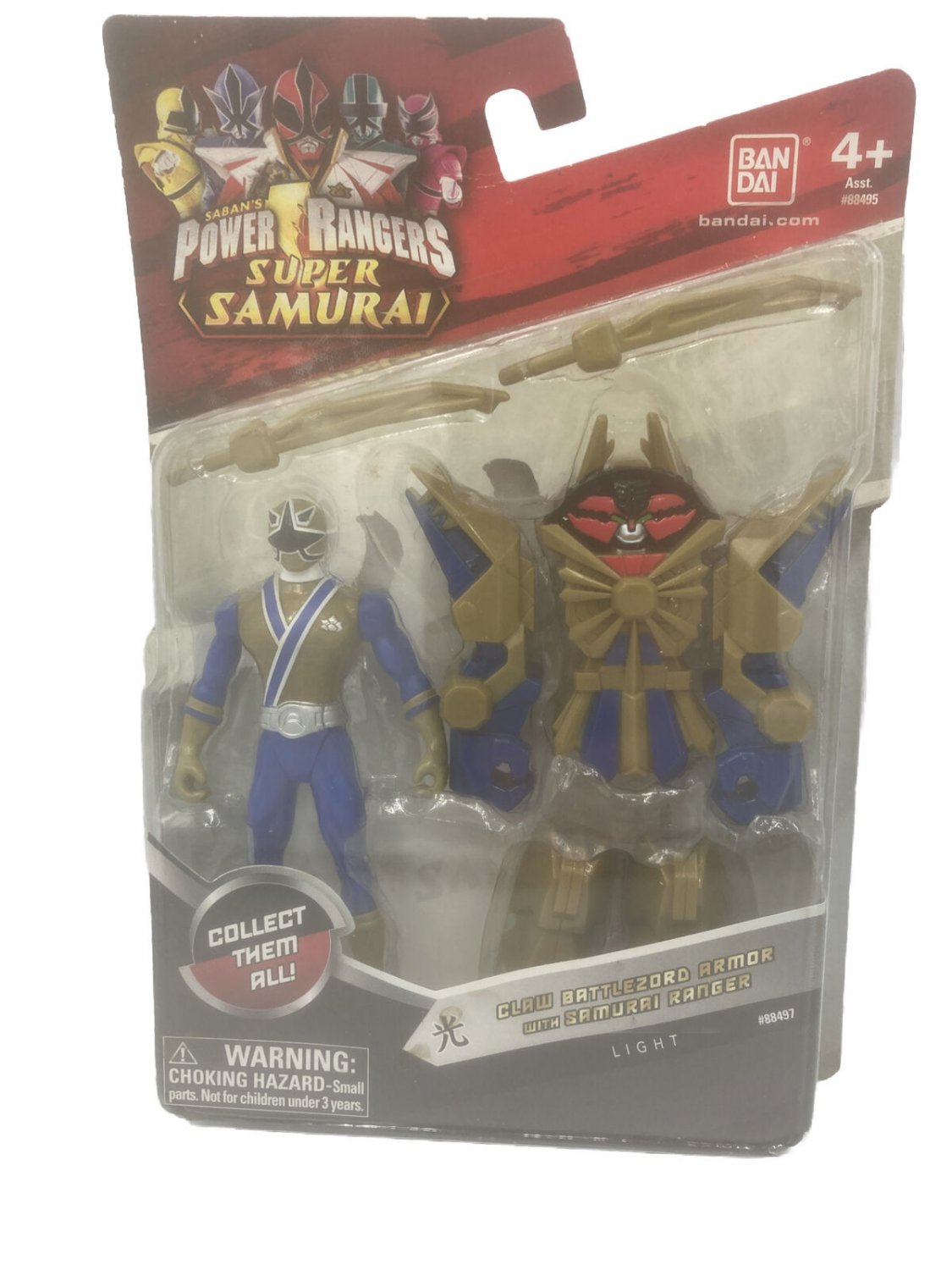 Saban's Power Rangers Super Samurai Claw Battlezord Armor with Samurai Ranger