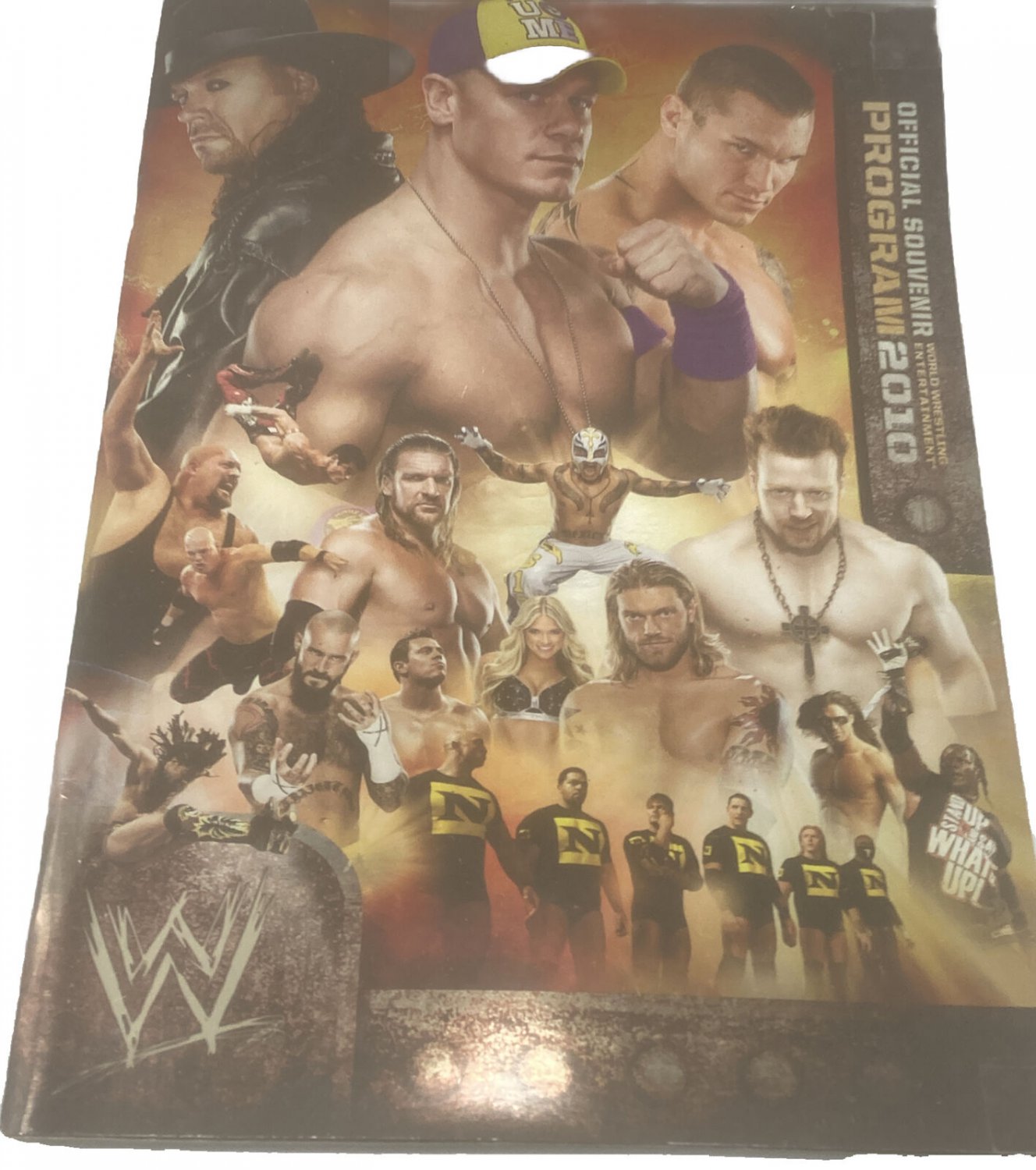 WWE Official Souvenir Program 2010 Cena The Undertaker Big Show Triple H