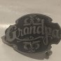 VINTAGE (NEW) GRANDPA SOLID PEWTER BELT BUCKLE by SISKIYOU BUCKLE CO..1988..USA