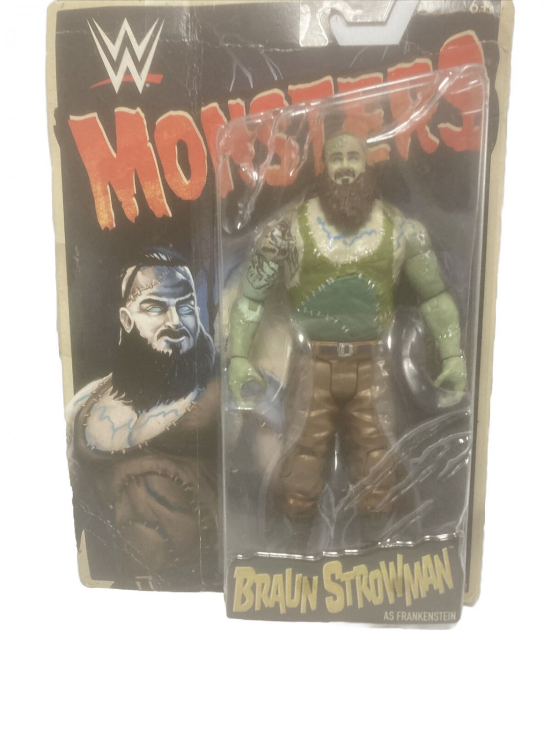 WWE Monsters Series Superstar Braun Strowman As Frankenstein- Mattel