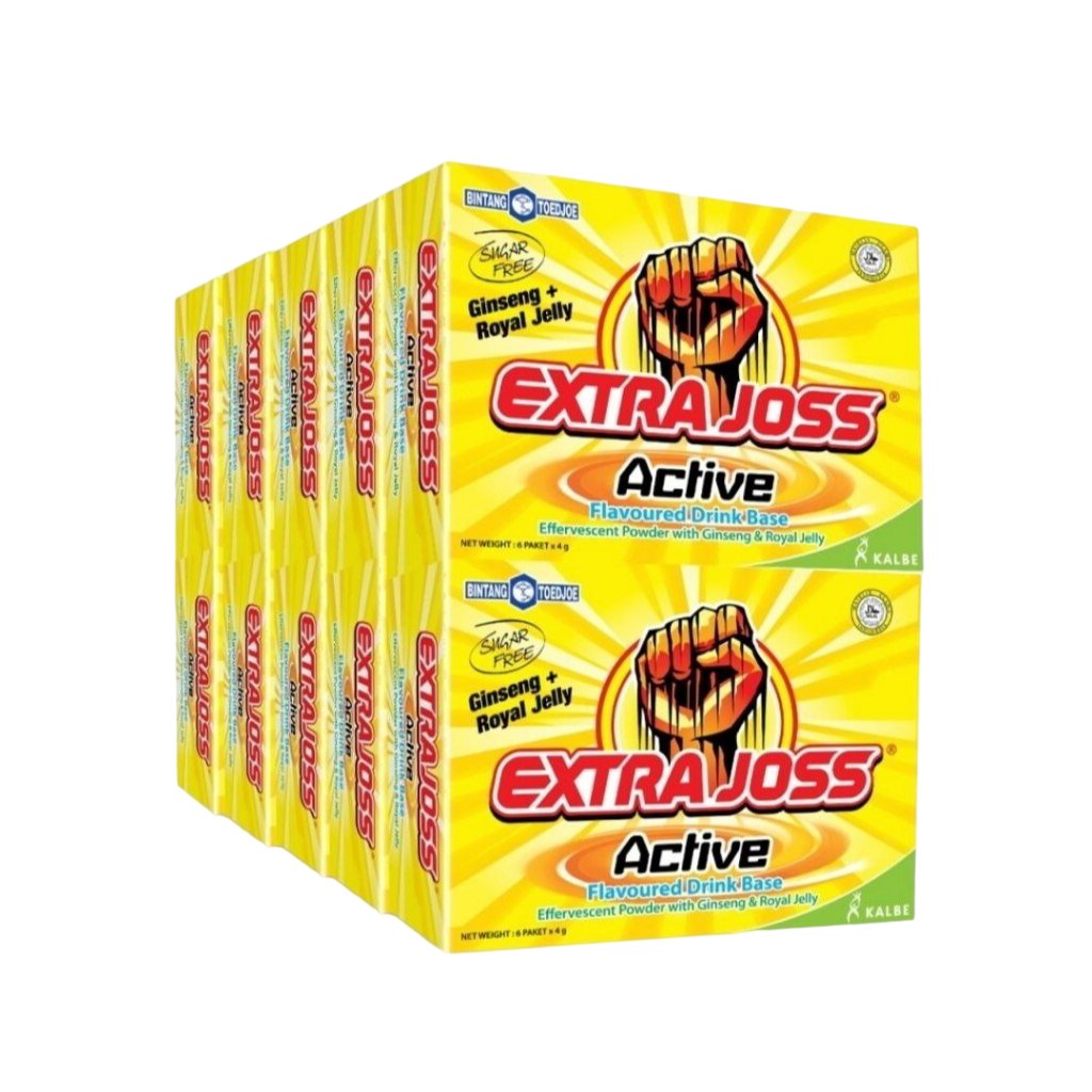 EXTRA JOSS Active Flavour Energy Drink Powder Sugar Free