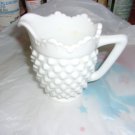 Fenton "Hobnail" 4 in Scalloped Edge Creamer