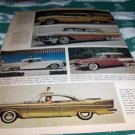 double-sided vintage ad for a class how to portray Santa Claus and popular cars