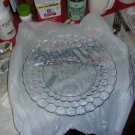 "Bubble" 9 3/4" Ice Blue Divided Plate