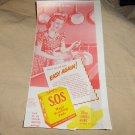 partial page vintage advertisement for S.O.S. Magic Scouring Pads