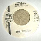 Barry Richards - "Stop! In The Name Of Love" / same-Stereo