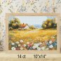 Summer Bloom Country Field Cross Stitch Pattern (25-75)
