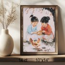 Asian Rural Childhood Cross Stitch Pattern (25-77)