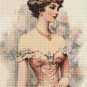 Victorian Lady Cross Stitch Pattern &acirc;�� Elegant Portrait Design (26-01)