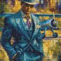 The Desert Aviator Vintage Pilot Cross Stitch Pattern Western Adventure Art (25-89)
