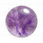 1 Pcs. Of Natural Amethyst Round Cabochon 30mm loose gemstone for jewelry