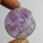 1 Pcs. Of Natural Amethyst Round Cabochon 35mm loose gemstone for jewelry