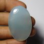 1 Pcs. Of Natural Aqua Onyx Oval Cabochon 40x27mm loose gemstone for jewelry