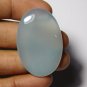 1 Pcs. Of Natural Aqua Onyx Oval Cabochon 40x27mm loose gemstone for jewelry