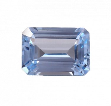 1 Pcs. Of Natural Aquamarine Rectangle Emerald Cut 10x14mm loose gemstone for jewelry