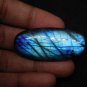 1 Pcs. Of Natural Blue Flashy Labradorite Oval Cabochon 50x22mm loose gemstone for jewelry