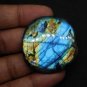 1 Pcs. Of Natural Blue Flashy Labradorite Oval Cabochon 33x27mm loose gemstone for jewelry