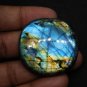 1 Pcs. Of Natural Blue Flashy Labradorite Oval Cabochon 33x27mm loose gemstone for jewelry