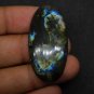 1 Pcs. Of Natural Blue Flashy Labradorite Oval Cabochon 43x21mm loose gemstone for jewelry