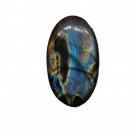 1 Pcs. Of Natural Blue Flashy Labradorite Oval Cabochon 33x19mm loose gemstone for jewelry