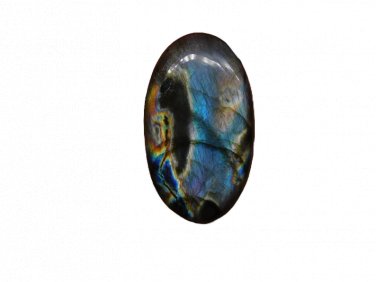1 Pcs. Of Natural Blue Flashy Labradorite Oval Cabochon 33x19mm loose gemstone for jewelry