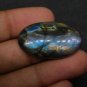 1 Pcs. Of Natural Blue Flashy Labradorite Oval Cabochon 33x19mm loose gemstone for jewelry