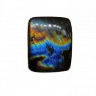 1 Pcs. Of Natural Blue Flashy Labradorite Cushion Cabochon 25x20mm loose gemstone for jewelry