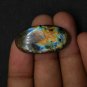 1 Pcs. Of Natural Blue Flashy Labradorite Oval Cabochon 32x17mm loose gemstone for jewelry