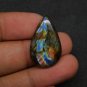 1 Pcs. Of Natural Blue Flashy Labradorite Pear Cabochon 27x17mm loose gemstone for jewelry