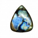 1 Pcs. Of Natural Blue Flashy Labradorite Trillion Cabochon 41x34mm loose gemstone for jewelry
