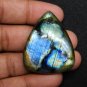 1 Pcs. Of Natural Blue Flashy Labradorite Trillion Cabochon 41x34mm loose gemstone for jewelry