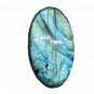 1 Pcs. Of Natural Blue Flashy Labradorite Oval Cabochon 61x36mm loose gemstone for jewelry