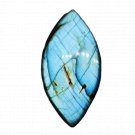 1 Pcs. Of Natural Blue Flashy Labradorite Marquise Cabochon 54x27mm loose gemstone for jewelry