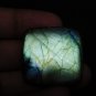 1 Pcs. Of Natural Blue Flashy Labradorite Cushion Cabochon 31x30mm loose gemstone for jewelry