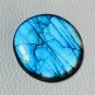1 Pcs. Of Natural Blue Labradorite Round Cabachon 34mm loose gemstone for jewelry