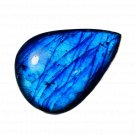1 Pcs. Of Natural Blue Labradorite Pear Cabachon 49x34x8mm