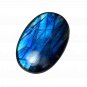 1 Pcs. Of Natural Blue Labradorite Oval Cabachon 47x31x8mm loose gemstone for jewelry