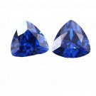 2 Pcs. Of Natural Blue Sapphire Trillion Modified Brilliant Cut 7x7mm loose gemstone for jewelry