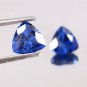2 Pcs. Of Natural Blue Sapphire Trillion Modified Brilliant Cut 7x7mm loose gemstone for jewelry