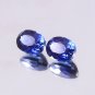 2 Pcs. Of Natural Blue Sapphire Oval Fine Step Cut 7x5mm loose gemstone for jewelry