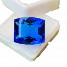 1 Pcs. Of Natural Blue Sapphire Cushion Fine Step Cut 16x15x11mm