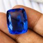 1 Pcs. Of Natural Blue Sapphire Cushion Fine Step Cut 20x16x8mm