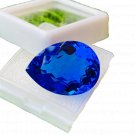1 Pcs. Of Natural Blue Sapphire Pear Fine Step Cut 21x16x10mm loose gemstone for jewelry