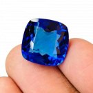 1 Pcs. Of Natural Blue Sapphire Cushion Fine Step Cut 15x15x9mm