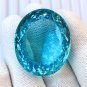 1 Pcs. Of Natural Blue Sapphire Oval Fine Step Cut 33x28x19mm