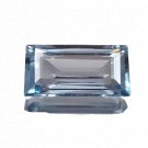 1 Pcs. Of Natural Brazilian Aquamarine Baguette Emerald Cut 14x7mm loose gemstone for jewelry
