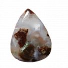 1 Pcs. Of Natural Chalcedony Trillion Cabochon 36x28mm loose gemstone for jewelry